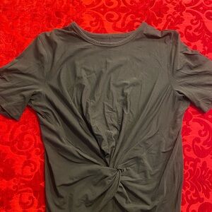 lululemon athletica Black and Gray Short Sleeve Tees.